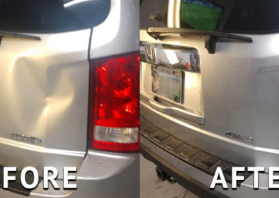 Honda SUV Dent Repair Before & After